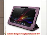 Mulbess - Sony Xperia Tablet Z2 2014 CleverStrap Funda Cover - Funda fina con tapa soporte