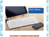NUEVO Ipad Mini ESPA?OL Teclado inal?mbrico ultra delgado teclado Bluetooth 2.0 para todos