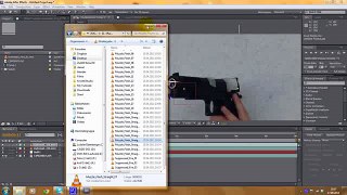 3d Muzzle Flash Tutorial - Adobe After Effects (advanced) Clip5-5