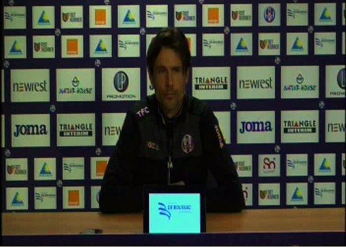 La Conférence de presse de Dominique Arribagé avant Nice/TFC
