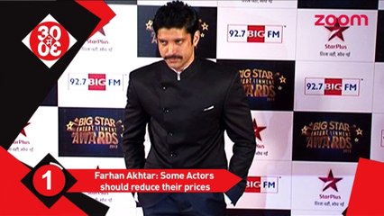 Farhan Akhtar - Some actors should reduce their prices - Bollywood News - #TMT