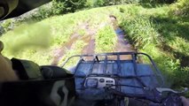 ATV gets chased by township truck AND ESCAPES