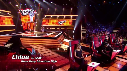 Chloe Sings River Deep Mountain High _ The Voice Kids Australia 2014