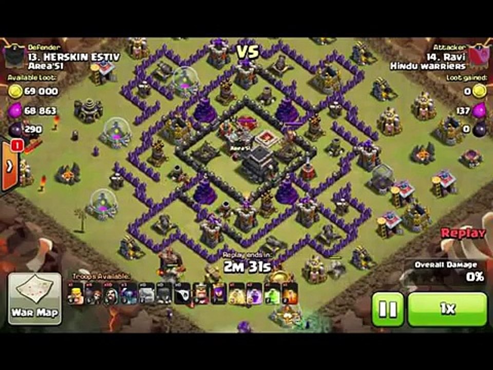 TH9 WAR Strategy for Getting 3Stars - GoWwPe New