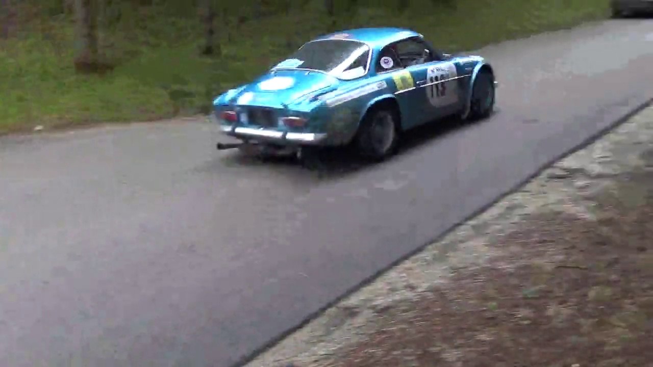 alpine A 110   2016  (25)  rallye Neige  et Glace  - il se trompe de route    lulu du jura