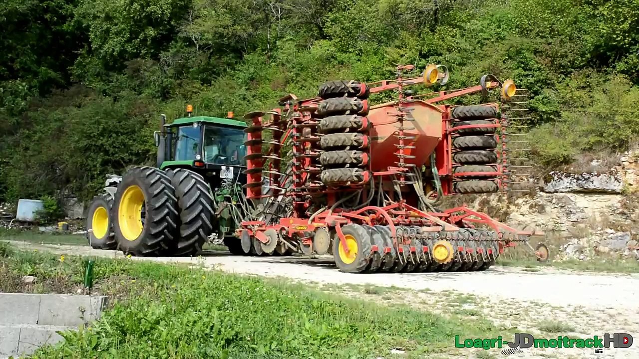 Tracteur Mythique : JOHN DEERE 4955 & Väderstad Rapid A600S | Semis de Colza 2015