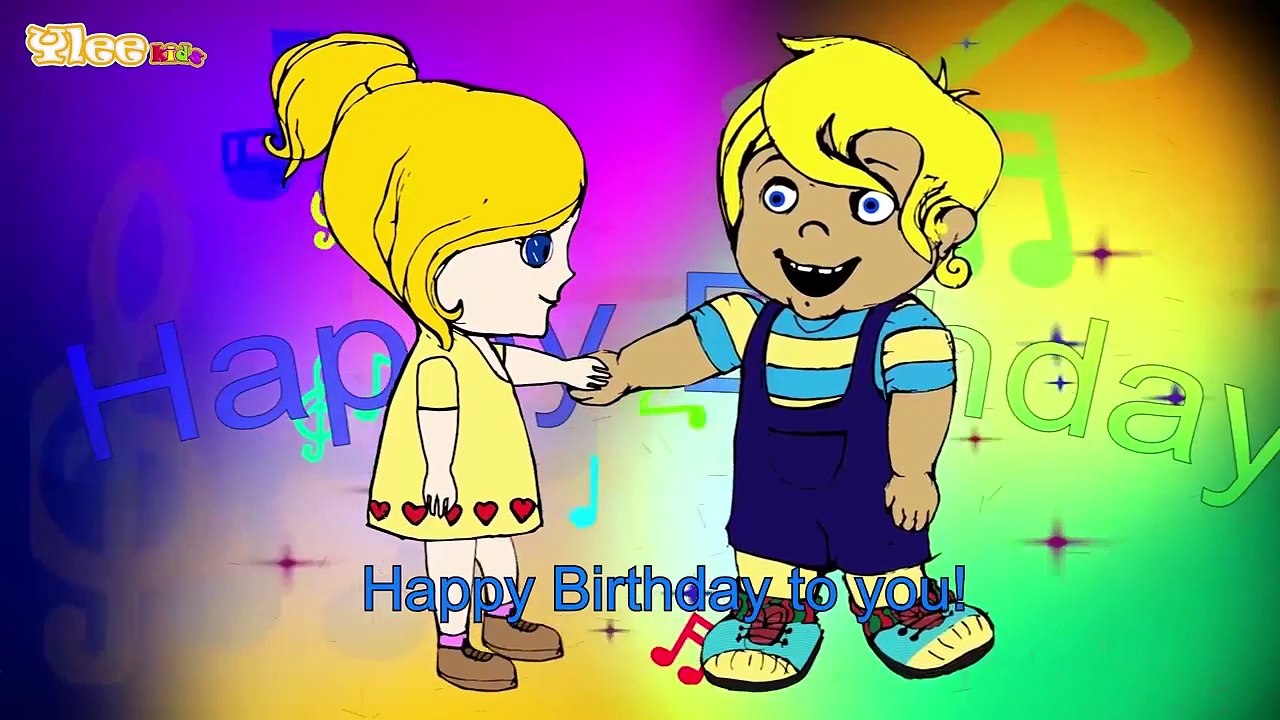 Happy Birthday Song Karaoke Version (Sing Alone) Yleekids song for children in English wit