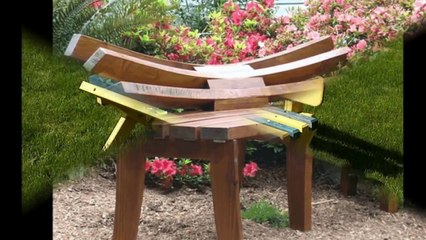 Такие садовые скамейки не только место отдыха, но и придадут уют