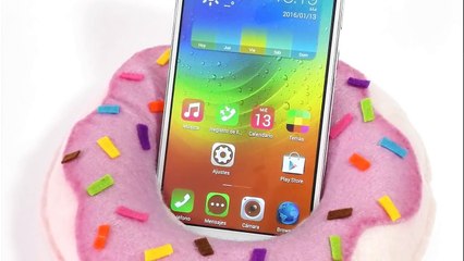 DIY crafts: PHONE HOLDER doughnut NO-SEW - Innova-Crafts