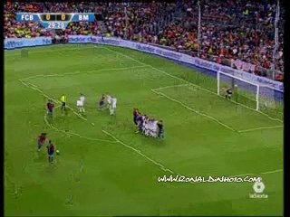 ronaldinho coup franc