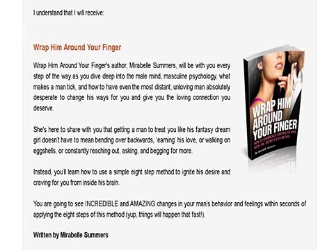 Wrap Him Around Your Finger