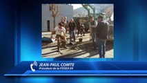 D!CI TV : 120 agriculteurs du 04 murent la préfecture de Digne