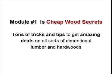 Cheap Woodworking Secrets - You Can save Thousands on Your Projects