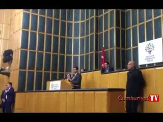 HDP grup toplantısında Cumhurbaşkanı Erdoğan'ın sözleri ayakta alkışlandı