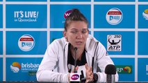 Simona Halep press conference | Brisbane International 2016