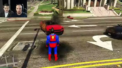 CAN SUPERMAN BEAT BATMAN? - GTA 5 PC Superman Mod (Funny Videos 720p)