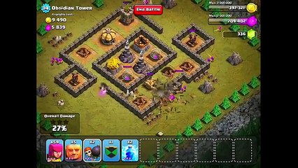Clash of Clans Level 27 - Obsidian Tower