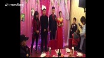 Ten-year-old boy hosts wedding for his auntie and uncle