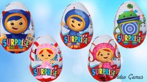 Team Umizoomi Finger Family Kinder Surprise Eggs Song | Alphabet ABC Songs for Children