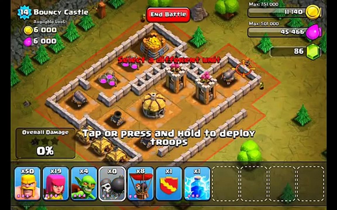 Clash of Clans Level 20 - Bouncy Castle