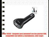 Trust 18333 - Cargador para autom?vil con dos puertos USB compatible con tablets y smartphones