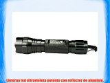UltraFire WF-501B - Linterna led ultravioleta (incluye soporte y 2 pilas CR123)