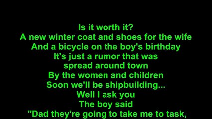 Elvis Costello – Shipbuilding Lyrics