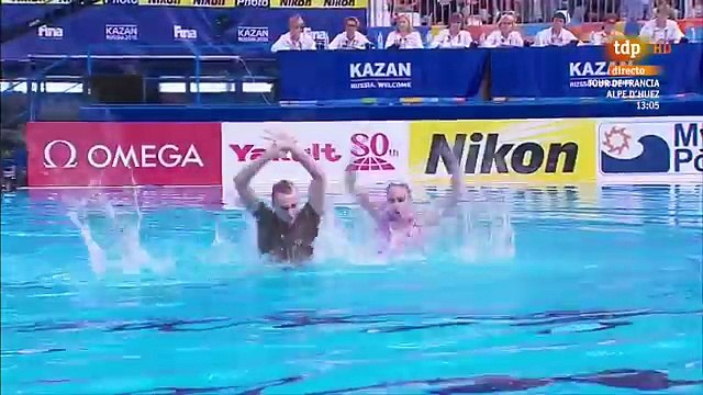 Синхронное плавание в военной форме СССР Казань Чемпионат Мира