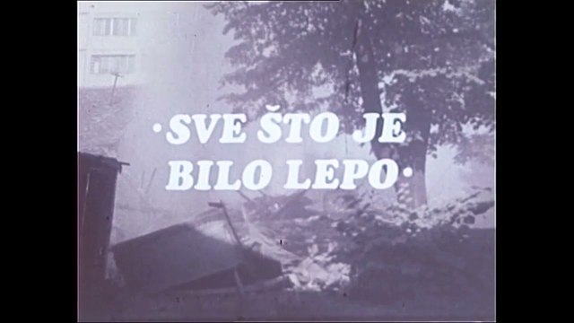 Rakovica (Miljakovac 1) u filmu Sve što je bilo lepo (1975)