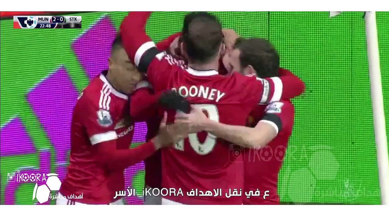 مارسيال يسجل الثاني