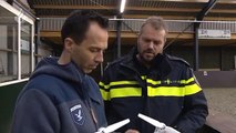 Policía entrena a águilas para sacar a drones del cielo