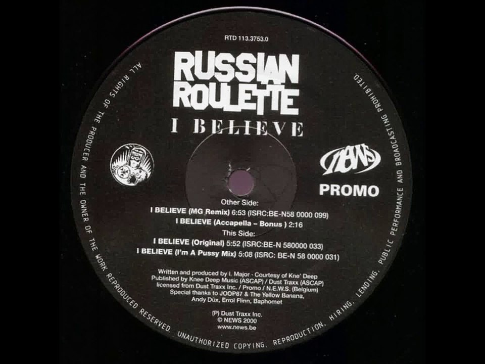 DJ Rush aka Russian Roulette - I Believe  - Minimal Techno