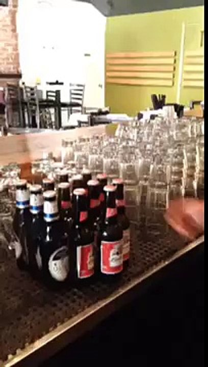 Working at the bar