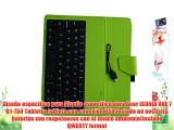 Acer ICONIA ONE 7 B1-750 micro USB teclado FundaMama Mouth micro USB teclado (teclado QWERTY