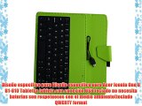 Acer Iconia One 8 B1-810 micro USB teclado FundaMama Mouth micro USB teclado (teclado QWERTY