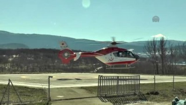 Ambulans Helikopter Parmak Bebek İçin Havalandı