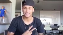 Neymar manda mensagem para Adriano por volta ao futebol: 'Nunca é tarde'