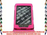 Aquarius Luxury - Funda con tapa y soporte para Kindle 6 de Amazon (incluye protector de pantalla