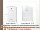 rooCASE Samsung Galaxy Tab 4 7.0 70 caso carcasas cubierta funda folio de piel - Portafolio