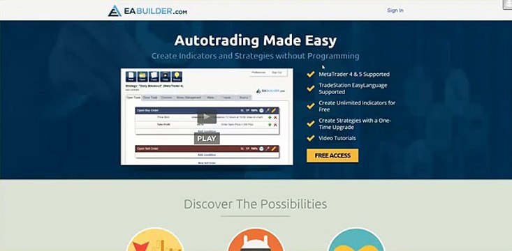 EA Builder | Auto Trading Made Easy - Make your own EA for Binary Options and Forex without coding!