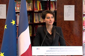 Plan bibliothèques ouvertes  : discours de Najat Vallaud-Belkacem