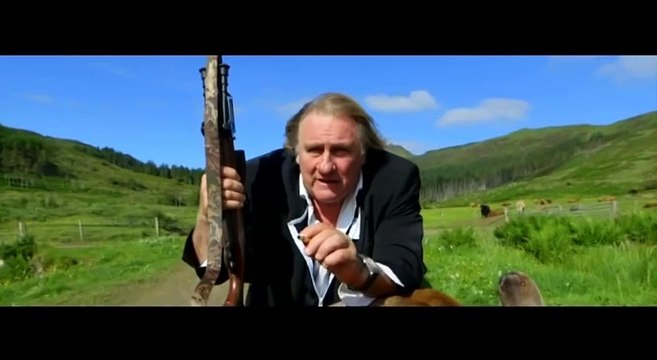 Depardieu toujours à l'heure pour fumer le cerf