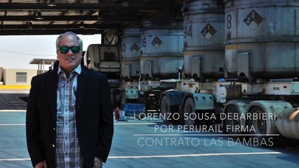 Lorenzo Sousa Presidente de PeruRail anunció el comienzo de transportación de mineral en las Bambas