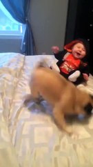 Sevimli Dostu, Küçük Çocuğu Böyle Eğlendirdi