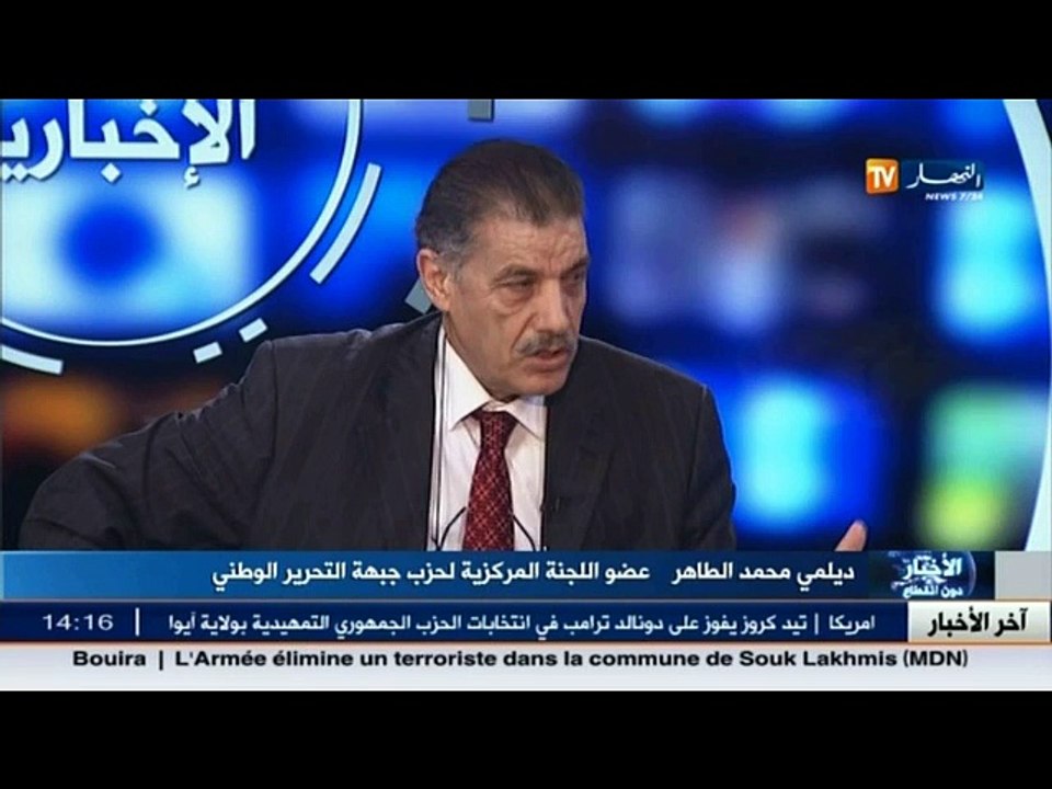 نذير زريبي   تعديل الدستور يعتبر تتويج لما قام به رئيس الجمهورية من إصلاحات سياسية وإقتصادية
