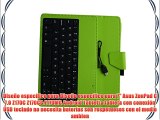 Asus ZenPad Z170C micro USB teclado FundaMama Mouth micro USB teclado (teclado QWERTY formato