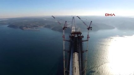 3'üncü Boğaz Köprüsü'nde İki Yakanın Birleşmesine 247 Metre Kaldı