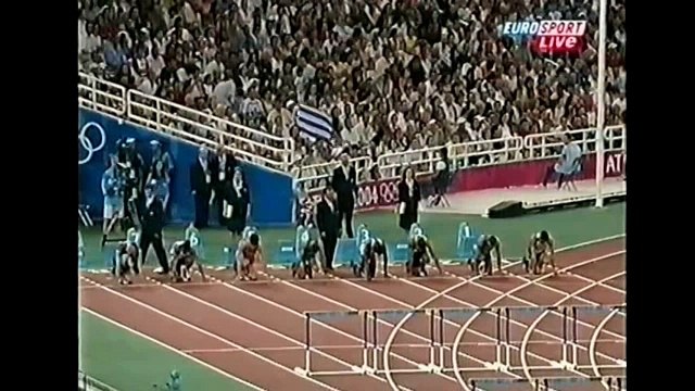 Олимпийские игры 2004, Афины, легкая атлетика (track and field), 110 метров с барьерами