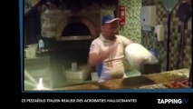 Ce pizzaïolo italien réalise des acrobaties hallucinantes (vidéo)