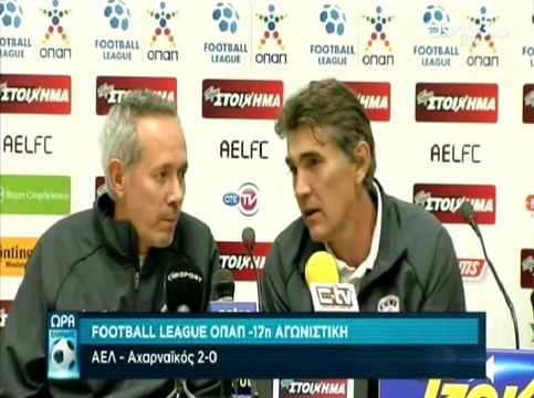 17η ΑΕΛ-Αχαρναϊκός 2-0 2015-16 (Ώρα Ελλάδας, Otesport 3)